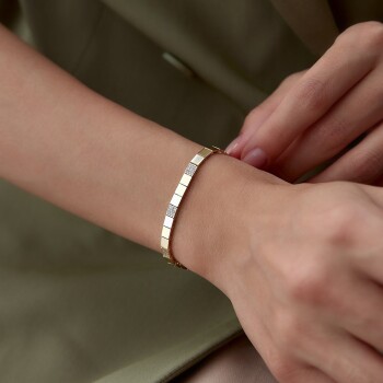 3 e 1 Taşlı Square Bileklik - Rayna