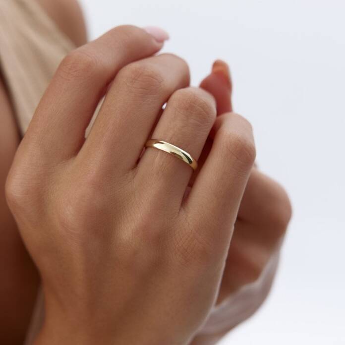 3.0 mm Klasik İçi Boş Düz Alyans - 1