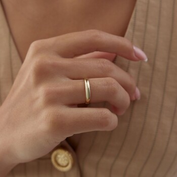 3.0 mm Klasik İçi Boş Düz Alyans - Tülay Alyans (1)