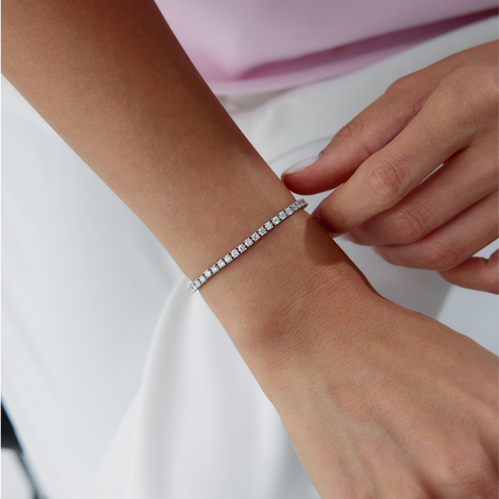 3.25 Karat Su Yolu Pırlanta Bileklik - Özkonak