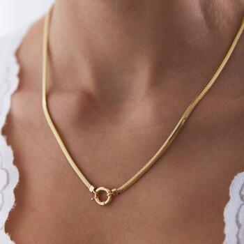 3.30 mm Gemici Kilit Balık Sırtı Zincir - İstor