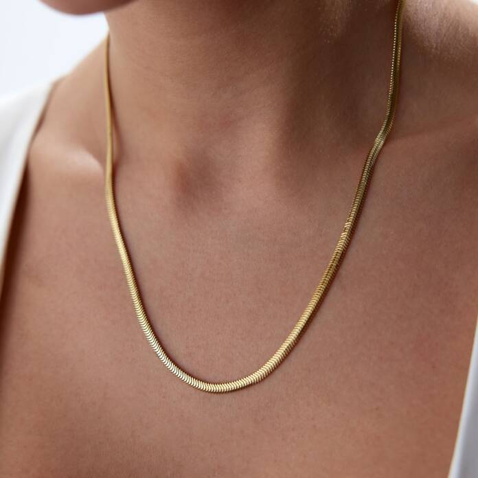 3.40 mm Gr Balık Sırtı Zincir - 2