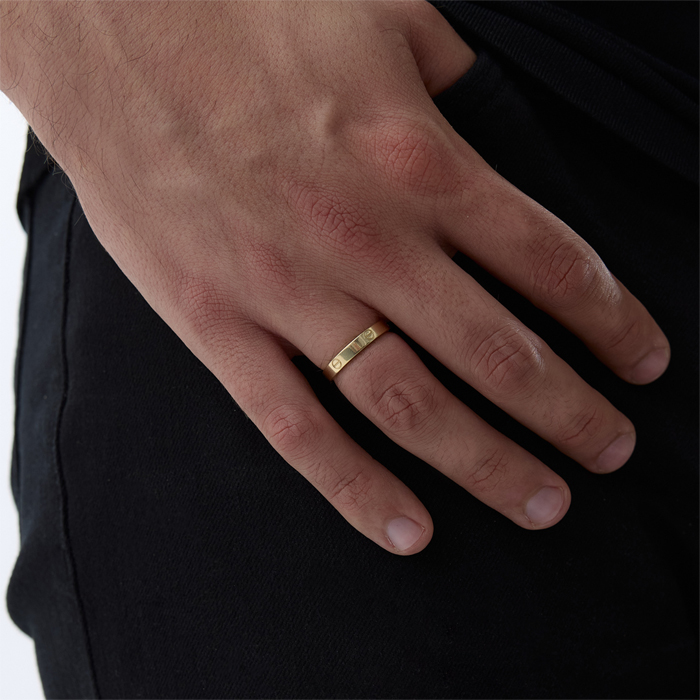 3.50 mm Love Erkek Alyans - Haskar (1)