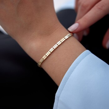 3.50 mm Puzzle Bileklik - Mazi