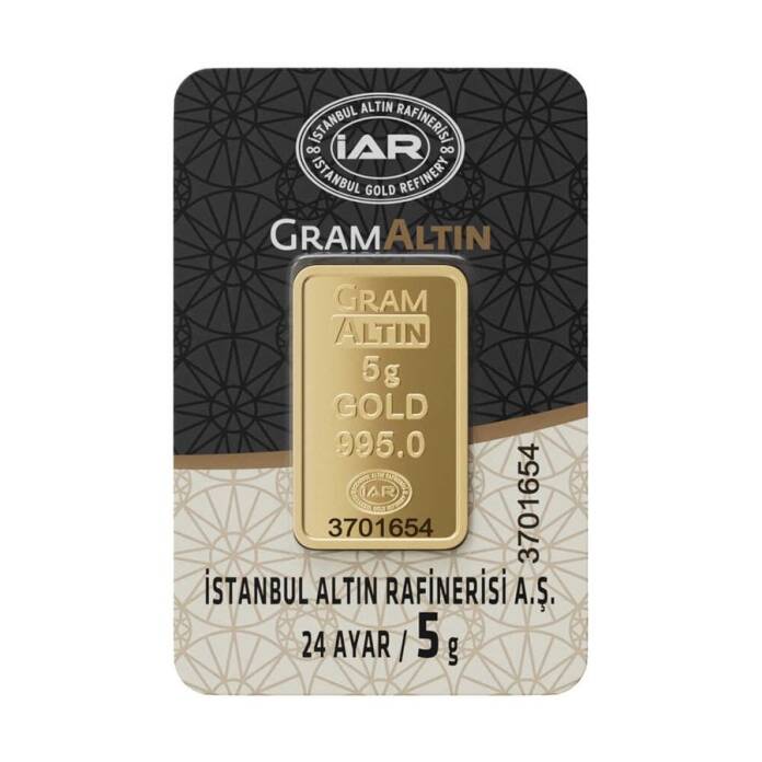 5 Gr 24 Ayar Külçe Altın - 1