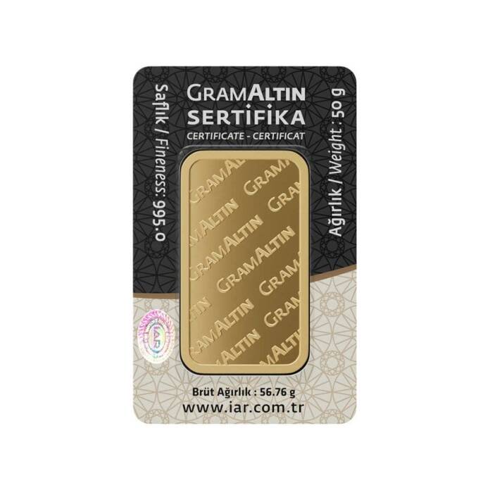 50 Gr 24 Ayar Külçe Altın - 2