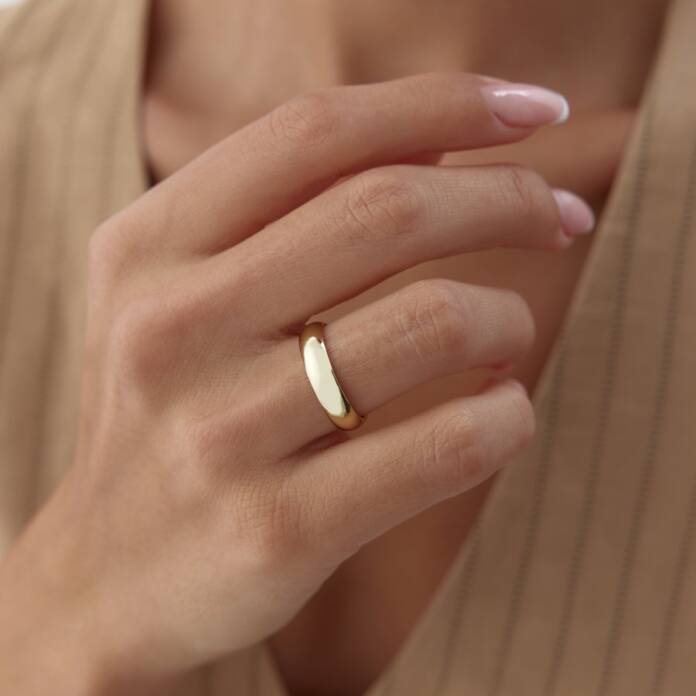 5.0 mm Klasik İçi Boş Düz Alyans - 3