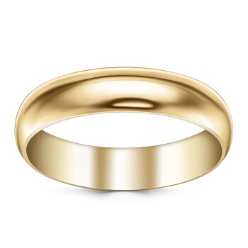 5.0 mm Klasik İçi Boş Düz Alyans - 4