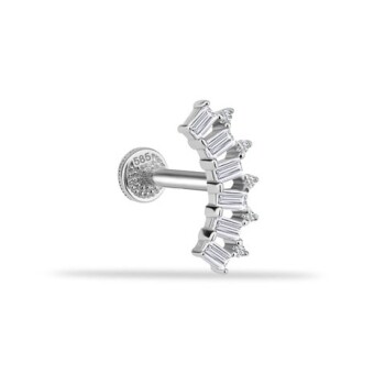 6 Baget Taşlı Minimal Tragus Piercing - Dianora (1)