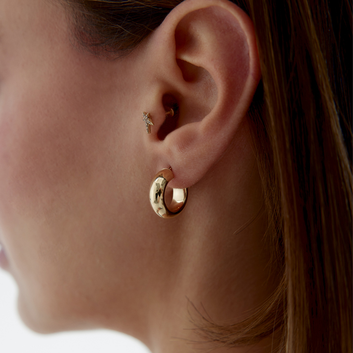 6.00 mm Calua Halka Küpe - Tuana