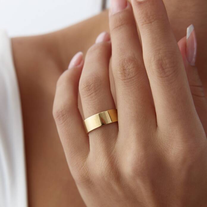 7.0 mm Köşeli Düz Alyans - 1