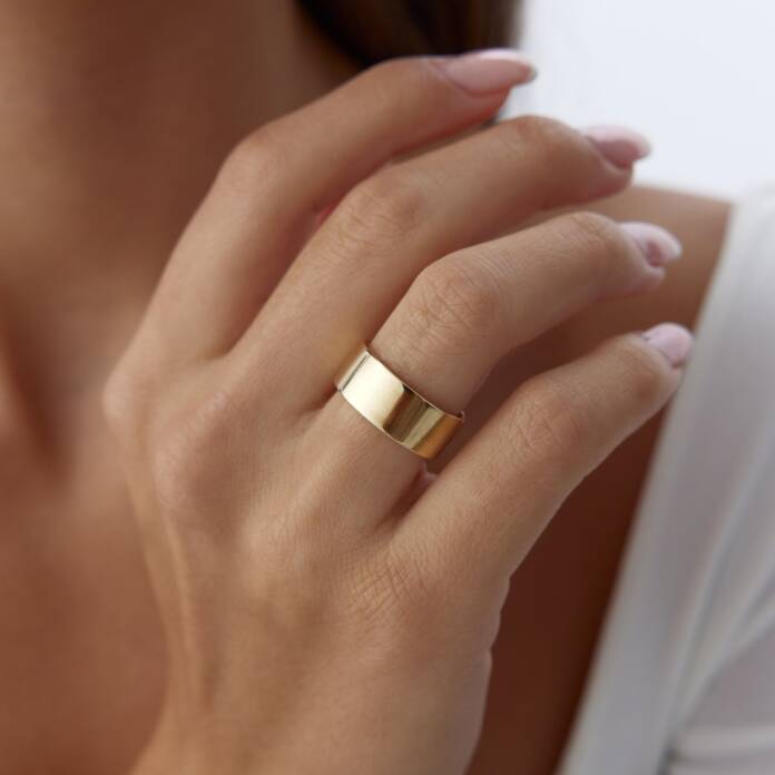 8.0 mm Köşeli Düz Alyans - 1