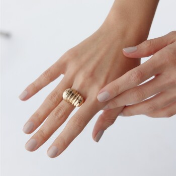 Akordiyon Bold Yüzük - 3