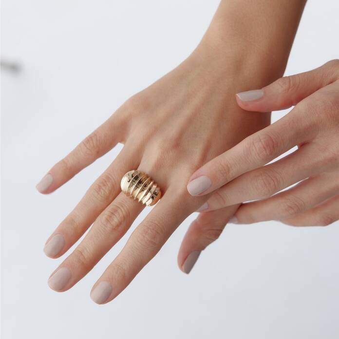 Akordiyon Bold Yüzük - 3