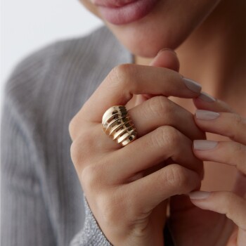 Akordiyon Bold Yüzük - Mazi (1)