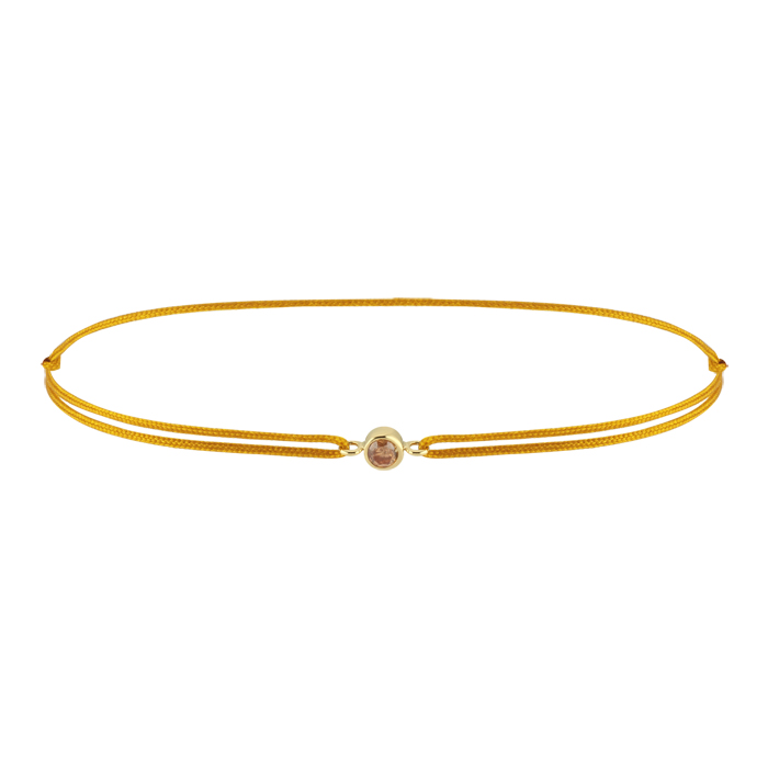 Akrep Burcu Citrine İpli Bileklik - 3
