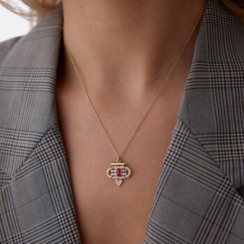 Alice Renkli Taşlı Kolye - Rayna