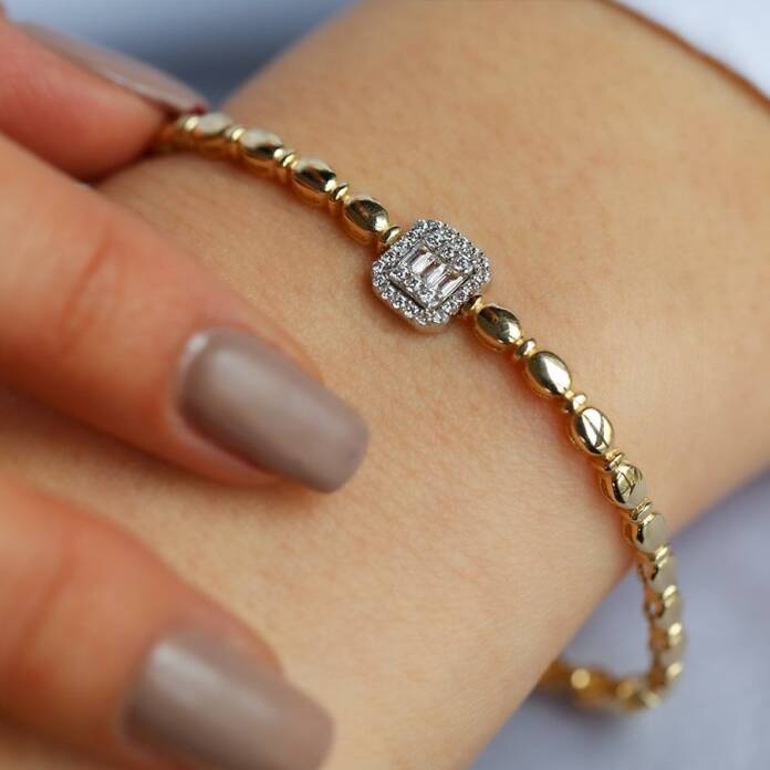 Almond Klasik Baget Bileklik - 1