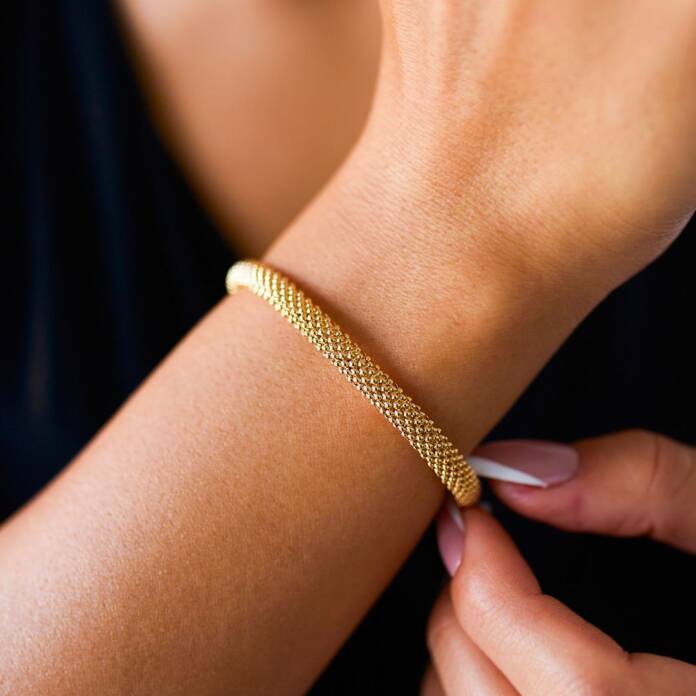 Altı Düz Kubbe Jessica Bileklik - 2