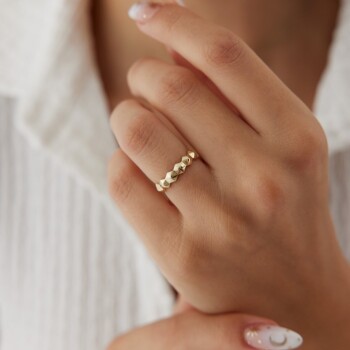 Altıgen Desenli Yüzük - Ali Altınbas