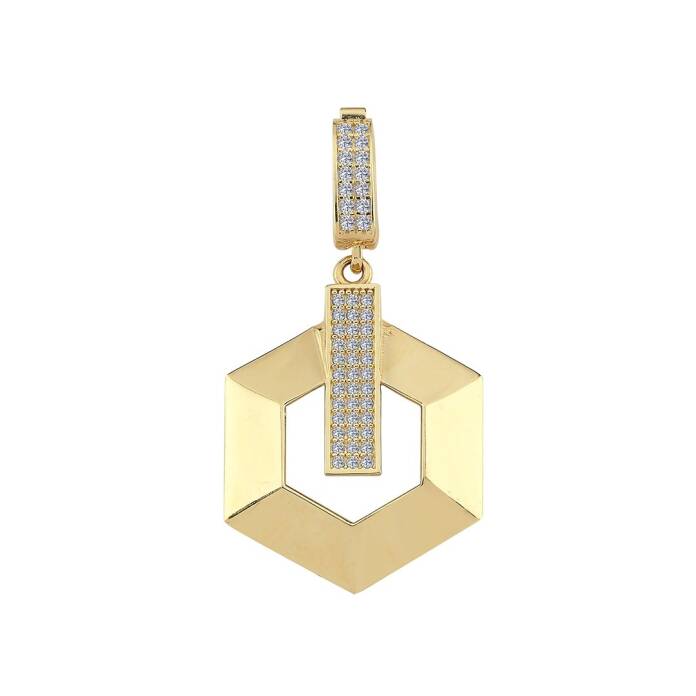 Altıgen Sallantılı Charm - 1