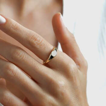 Altıgen Şovalye Yüzük - Nüans