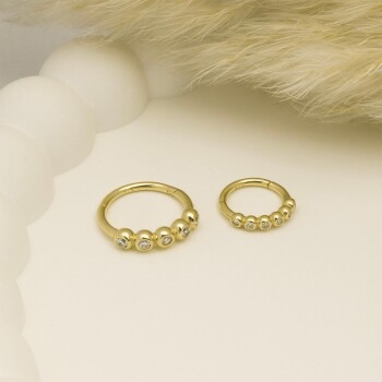 Alttan Toplu Tektaş Helix Piercing - 3