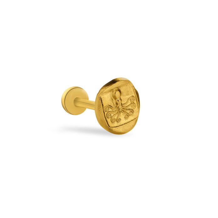 Antik Ahtapot Tragus Piercing - 1