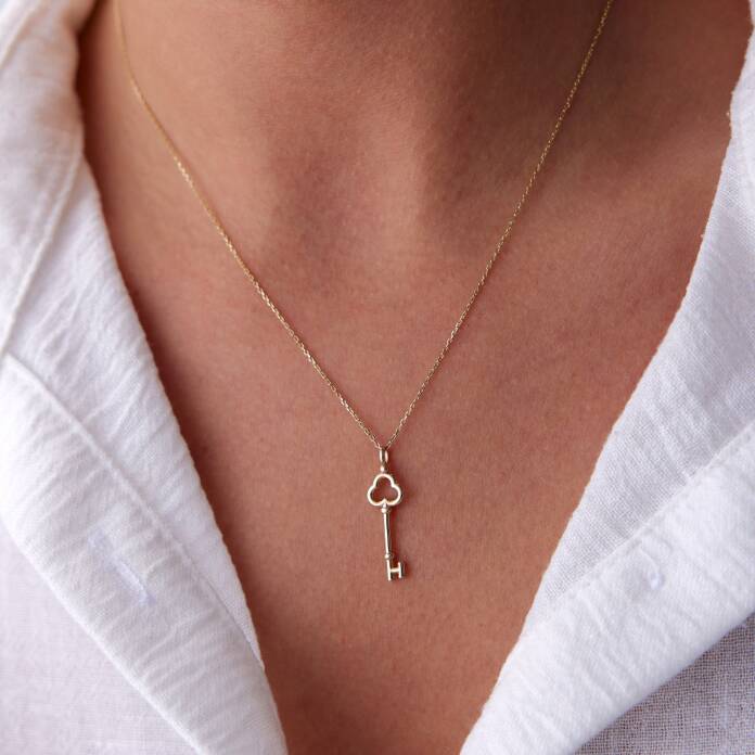 Antik Anahtar Kolye - 1
