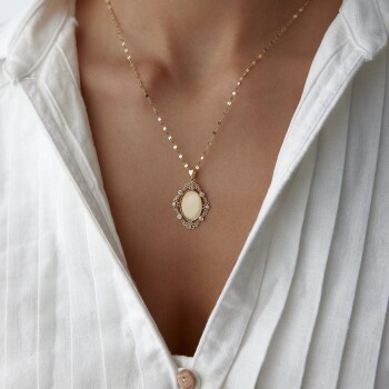 Antiq Plaka Kolye - Koçak