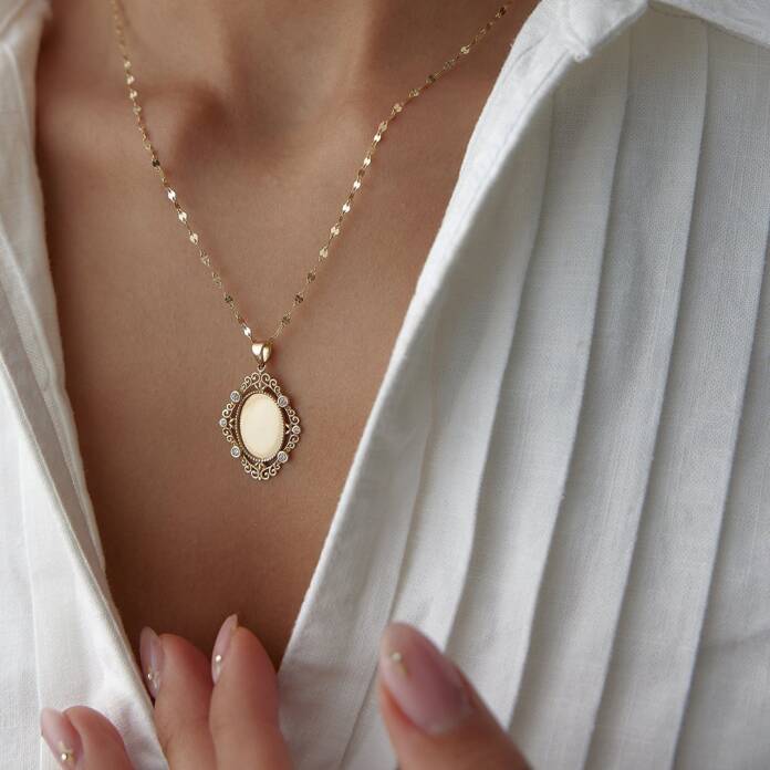 Antiq Plaka Kolye - 3