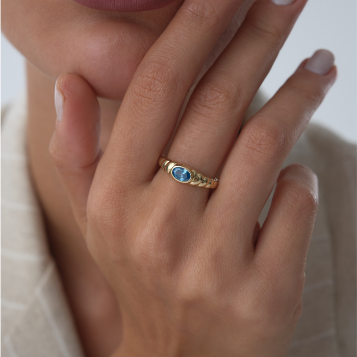 Aqua Burgu Yüzük - Simoro (1)