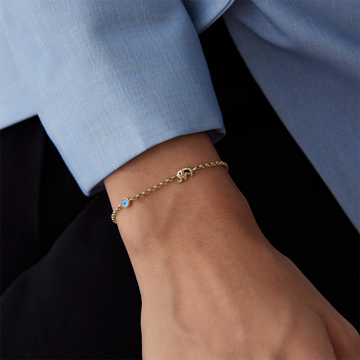 Aqua Gözlü Fil Bileklik - Özçelik (1)