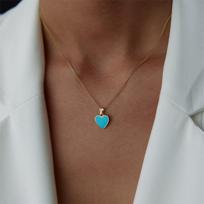 Aqua Kalp Kolye - Koçak