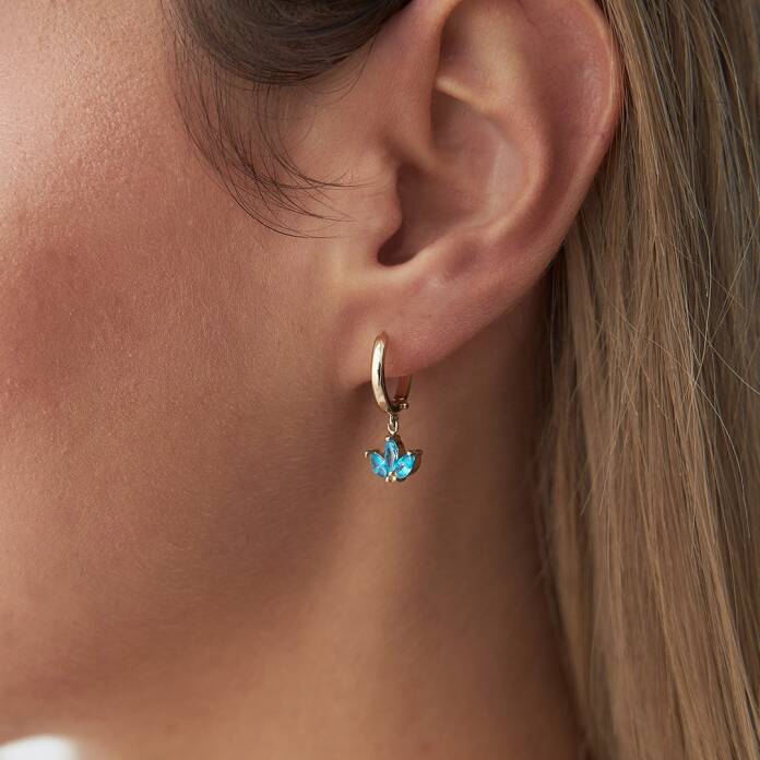 Aqua Lotus Küpe - 1