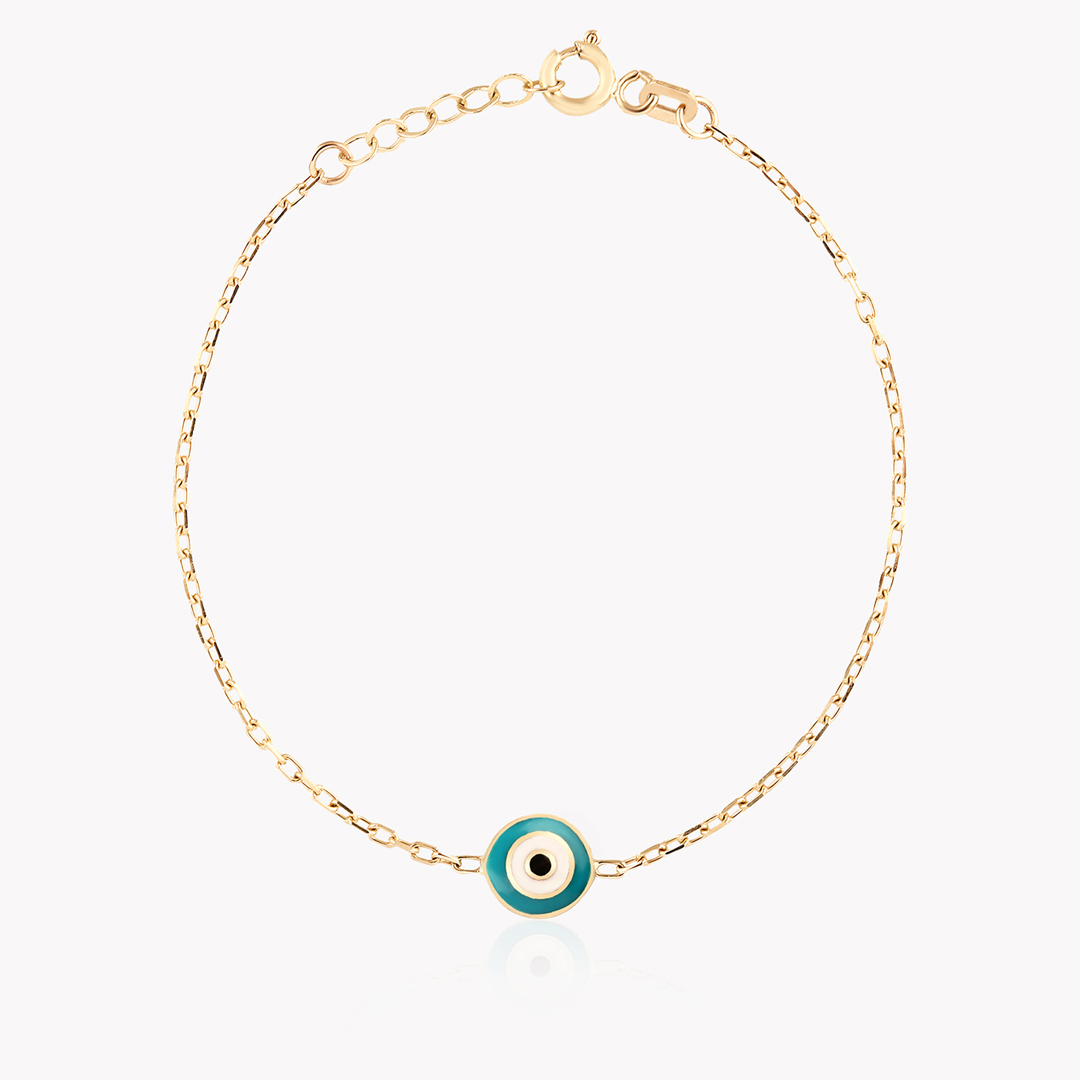 Aqua Mineli Nazar Çocuk Bilekliği - 1