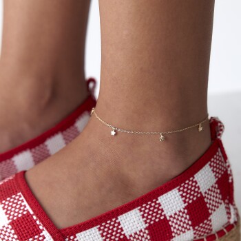 Aralıklı Yıldız Halhal - Rayna (1)