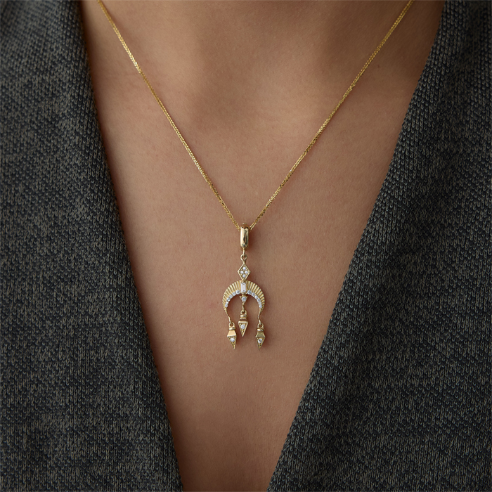 Argent Glow Kolye - Alen