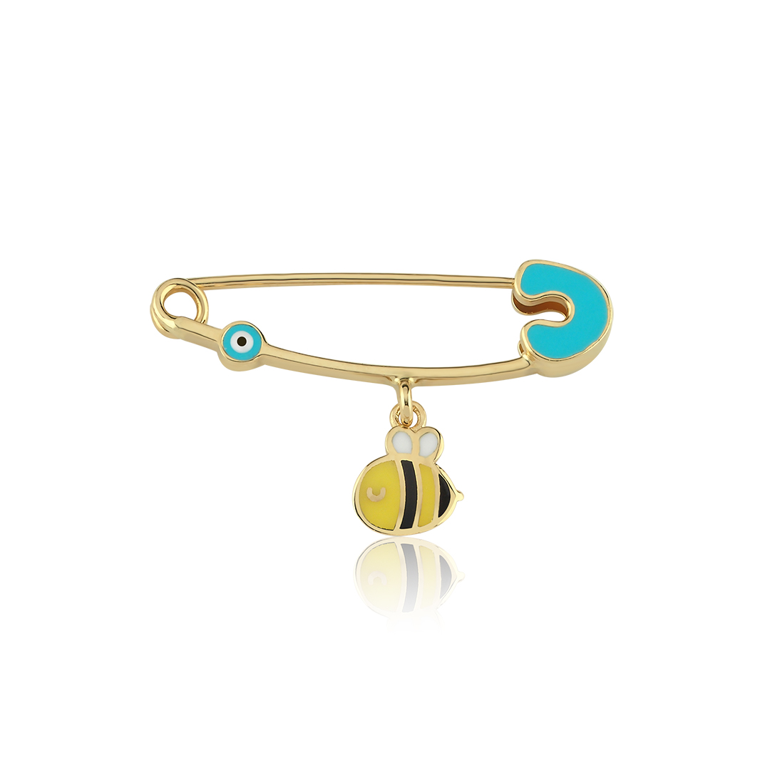 Arı Nazar Göz Bebek İğnesi - 1