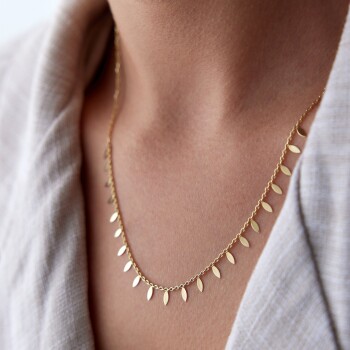 Arpa Pullu Kolye - Zincir İş (1)