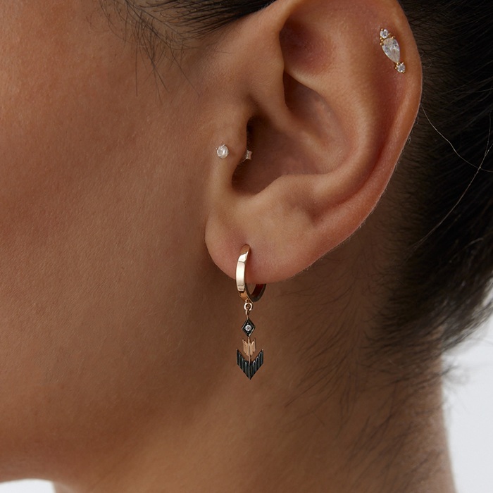 Aşağı Yön Sallantılı Küpe - Alen