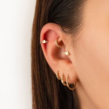 Aşk Oku Motifli Minimal Tragus - Dianora (1)