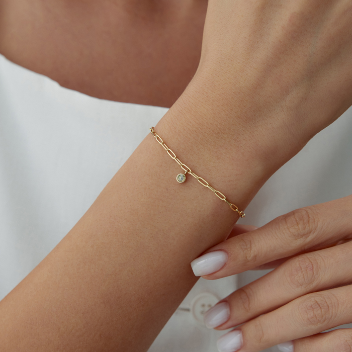 Aslan Burcu Peridot Ataç Bileklik - Simoro (1)