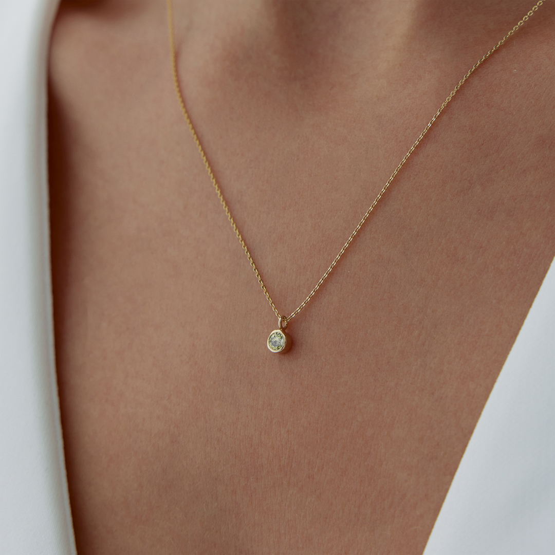 Aslan Burcu Peridot Kolye - 2