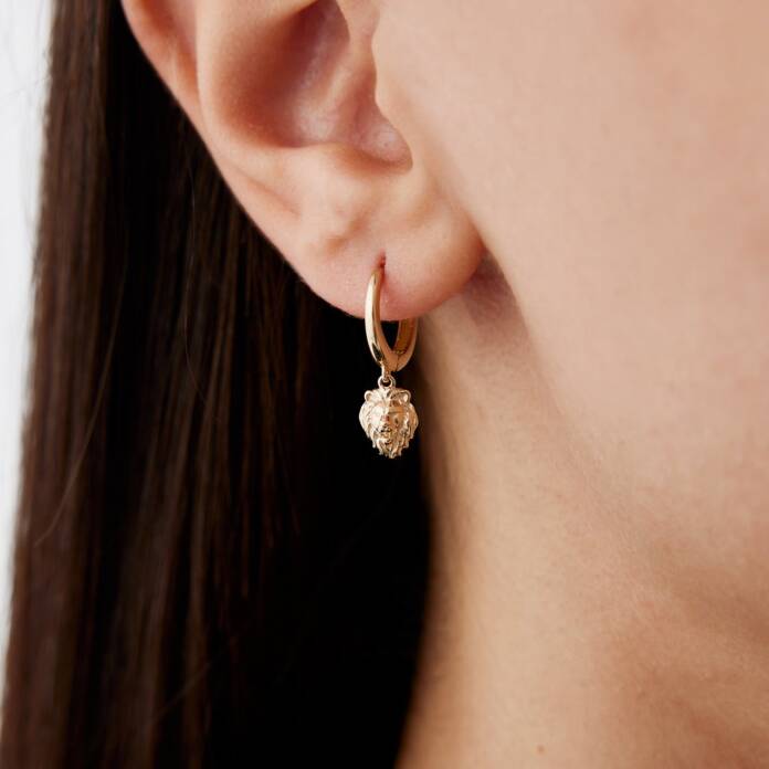 Aslan Figürlü Küpe - 1