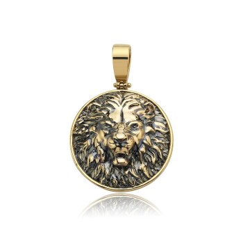 Aslan Plaka Kolye Ucu - Koçak