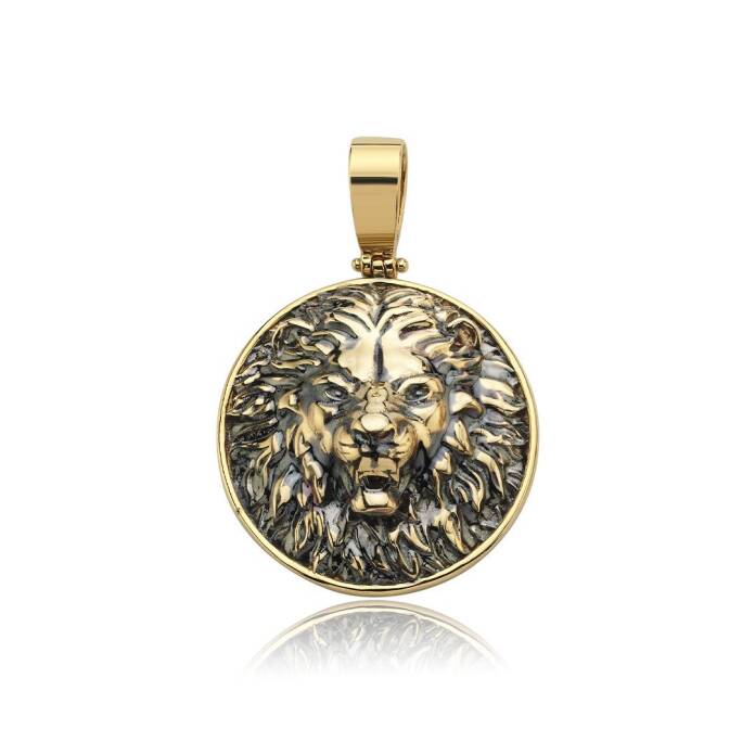 Aslan Plaka Kolye Ucu - 1