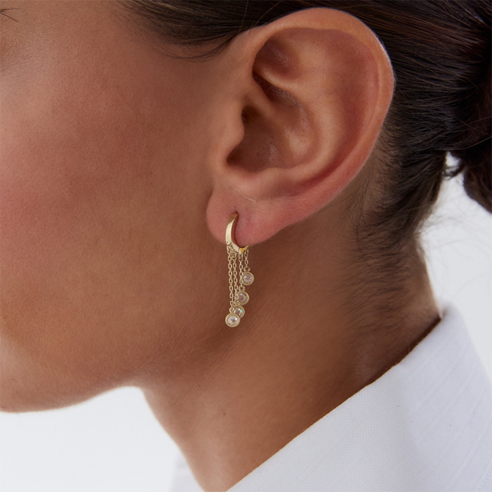 Astral Sallantılı Küpe - MİST