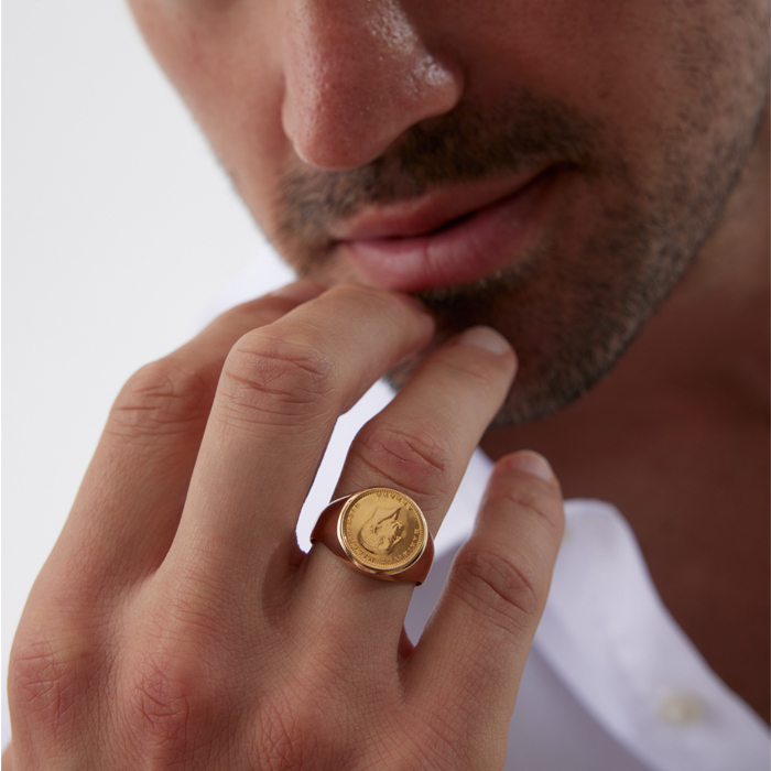 Ata Çeyrek Erkek Yüzük - Koçak (1)