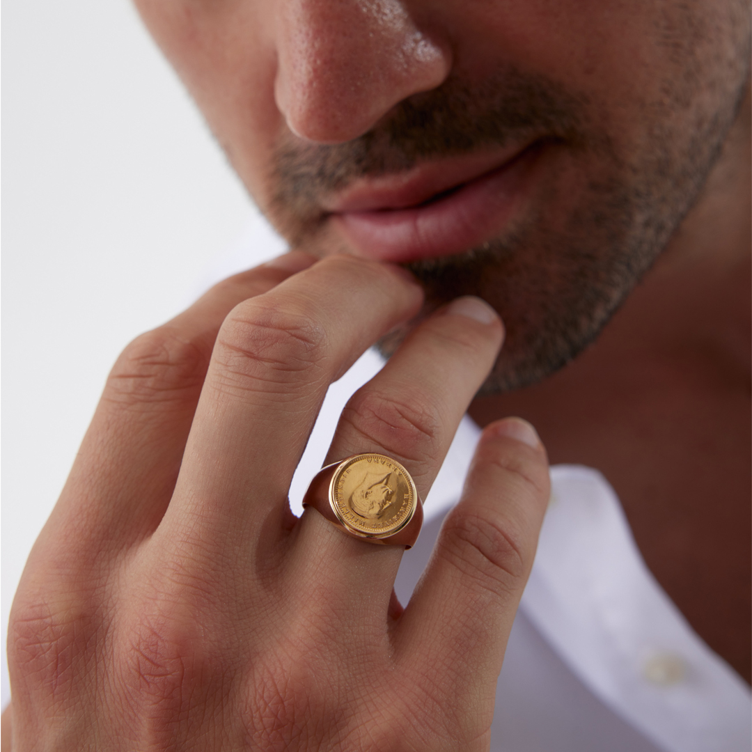 Ata Çeyrek Erkek Yüzük - 2
